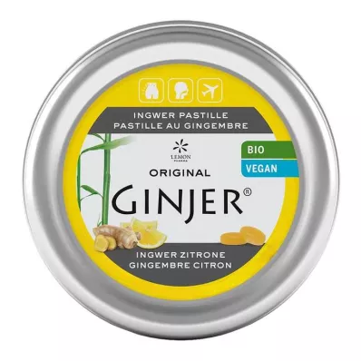 Ingwer Ginjer Zitrone Pastillen, 40 g Ingwer Ginjer Zitrone Pastillen, 40 g