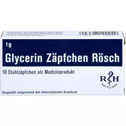 GLYCERIN ZÄPFCHEN Rösch 1 g gegen Verstopfung, 10 St