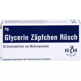 GLYCERIN ZÄPFCHEN Rösch 2 g gegen Verstopfung, 10 St