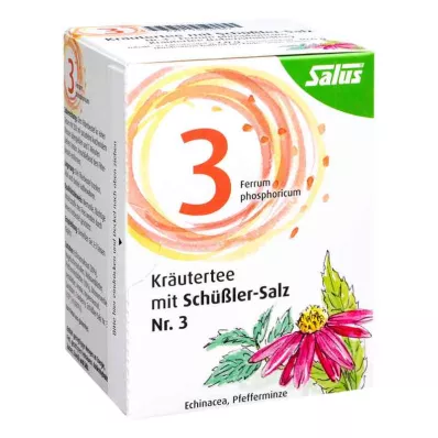 Kräutertee mit Schüssler-salz Nummer 3 Salus Fbtl. (15 stk)