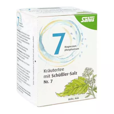 Kräutertee mit Schüssler-salz Nummer 7 Salus Fbtl. (15 stk) Kräutertee mit Schüssler-salz Nummer 7 Salus Fbtl. (15 stk)