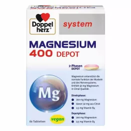 DOPPELHERZ Magnesium 400 Depot system Tabletten, 60 St