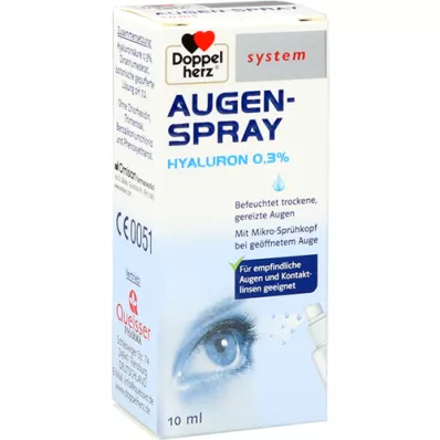 DOPPELHERZ Augen-Spray Hyaluron 0,3% system, 10 ml