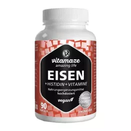 EISEN 20 mg+Histidin+Vitamine C/B9/B12 Kapseln, 90 St