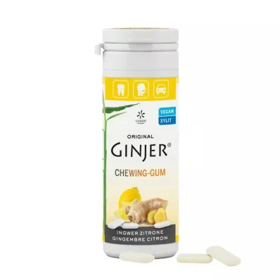 INGWER GINJER Kaugummi Zitrone, 30 g