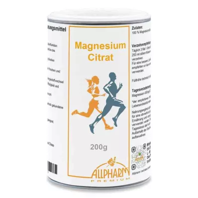 Magnesiumcitrat Pulver (200 g)
