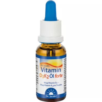 VITAMIN D3K2 Öl forte Tropfen, 20 ml