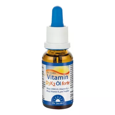 Vitamin D3K2 Öl forte Dr. Jacob`s Tropfen, 20 ml