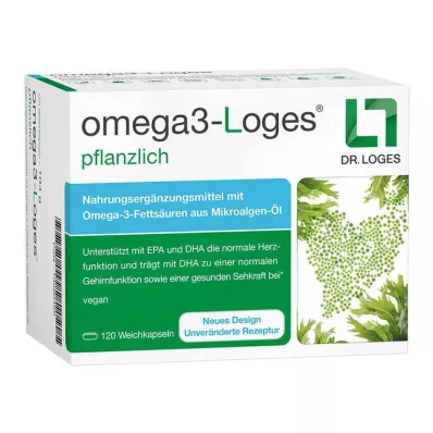 OMEGA3-Loges pflanzlich Kapseln, 120 St