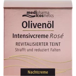 OLIVENÖL INTENSIVCREME Rose Nachtcreme, 50 ml