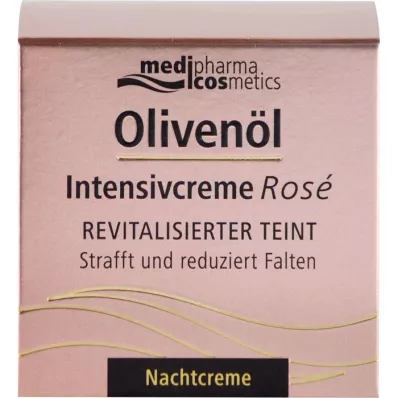 OLIVENÖL INTENSIVCREME Rose Nachtcreme, 50 ml