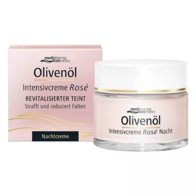 Olivenöl Intensivcreme Rose Nachtcreme, 50 ml Olivenöl Intensivcreme Rose Nachtcreme, 50 ml