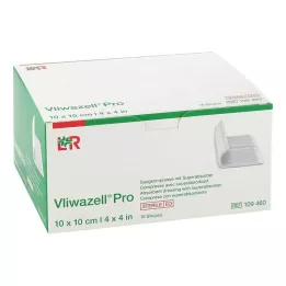 VLIWAZELL Pro superabsorb.Kompr.steril 10x10 cm, 10 St