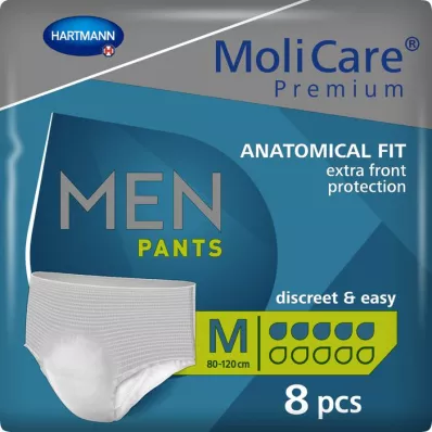 MOLICARE Premium MEN Pants 5 Tropfen M, 8 St