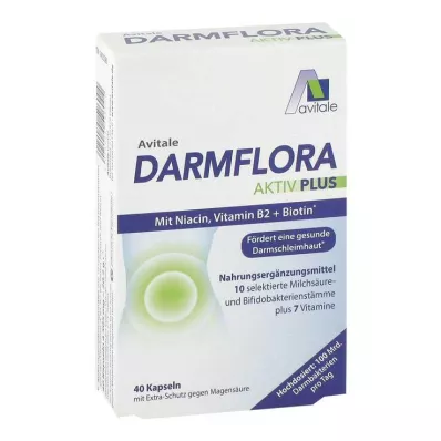 Darmflora Aktiv Plus 100 Mrd.Bakterien + 7 Vitamine, 40 St