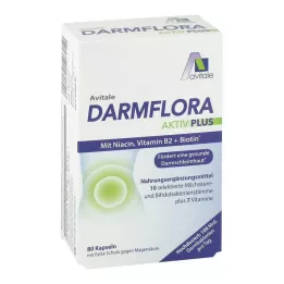 DARMFLORA Aktiv Plus 100 Mrd.Bakterien+7 Vitamine, 80 St