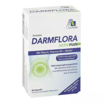 DARMFLORA Aktiv Plus 100 Mrd.Bakterien+7 Vitamine, 80 St