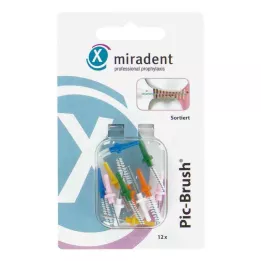 MIRADENT Interd.Pic-Brush Ersatzb.sortiert, 12 St