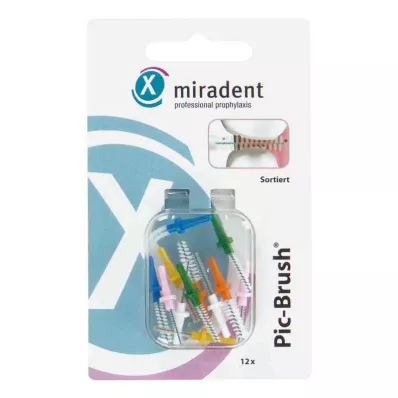 Miradent Interd.Pic-Brush Ersatzb.sortiert, 12 St