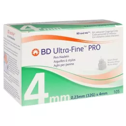 BD ULTRA-FINE PRO Pen-Nadeln 4 mm 32 G 0,23 mm, 105 St