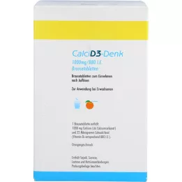 CALCI D3-Denk 1.000 mg/880 I.E. Brausetabletten, 120 St