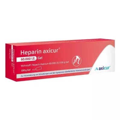 Heparin axicur® 60.000 I.E. Gel, 100 g