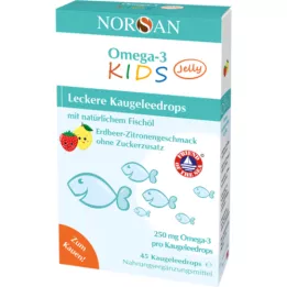 NORSAN Omega-3 Kids Jelly Dragees, 45 St