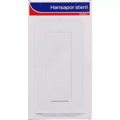 HANSAPOR steril Wundverband 10x20 cm, 3 St