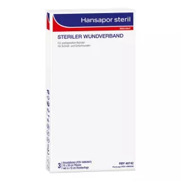 HANSAPOR steril Wundverband 10x20 cm, 3 St