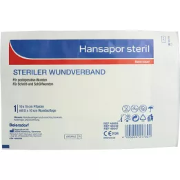 HANSAPOR steril Wundverband 10x15 cm, 1 St
