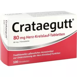 CRATAEGUTT 80 mg Herz-Kreislauf-Tabletten, 100 St
