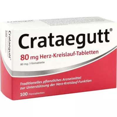 CRATAEGUTT 80 mg Herz-Kreislauf-Tabletten, 100 St