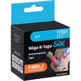 HÖGA-K-TAPE Silk 5 cmx5 m l.fr.blue kinesiol.Tape, 1 St