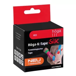 HÖGA-K-TAPE Silk 5 cmx5 m l.fr.red kinesiol.Tape, 1 St