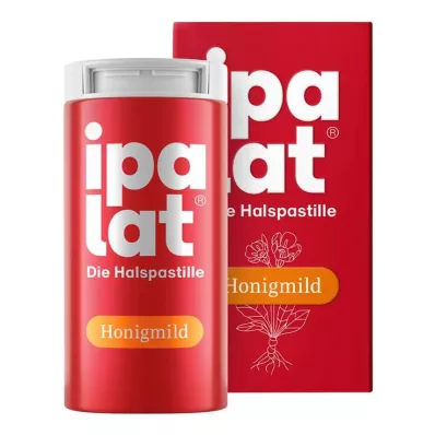 Ipalat Halspastillen honigmild ohne Menthol zuckerfrei , 40 St