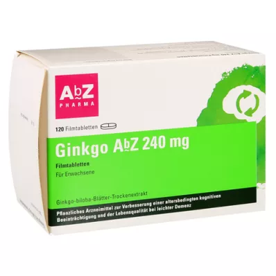 GINKGO AbZ 240 mg Filmtabletten, 120 St