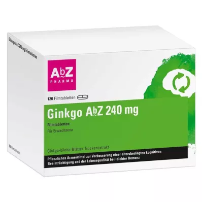 Ginkgo AbZ 240 mg Filmtabletten, 120 St Ginkgo AbZ 240 mg Filmtabletten, 120 St