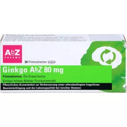 GINKGO AbZ 80 mg Filmtabletten, 30 St