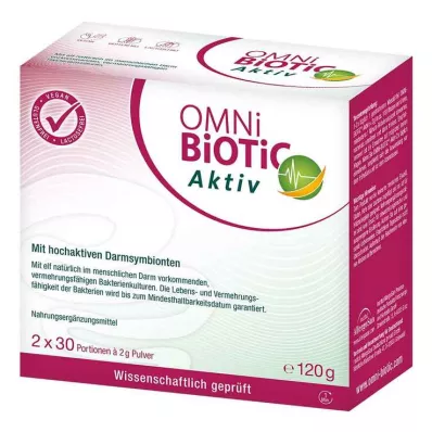 Omni Biotic aktiv Pulver, 2X60 g