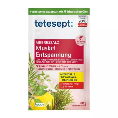 Tetesept Meeressalz Muskel Entspannung, 80 g