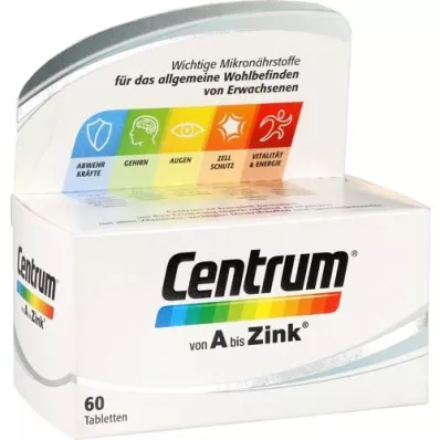 CENTRUM A-Zink Tabletten, 60 St