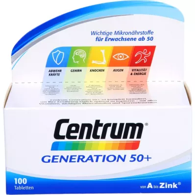 CENTRUM Generation 50+ Tabletten, 100 St