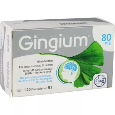 GINGIUM 80 mg Filmtabletten, 120 St