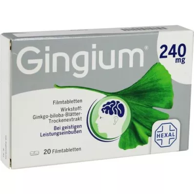 GINGIUM 240 mg Filmtabletten, 20 St