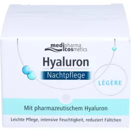 HYALURON NACHTPFLEGE legere Creme im Tiegel, 50 ml