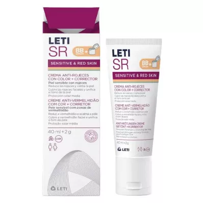 LETI SR Anti-Rötungen BB Creme getönt+Korrektor, 40 ml