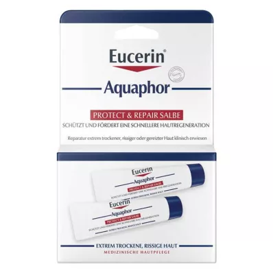 Eucerin Aquaphor Protect & Repair Salbe, 2X10 ml Eucerin Aquaphor Protect & Repair Salbe, 2X10 ml
