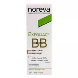 NOREVA Exfoliac getönte BB-Creme hell, 30 ml