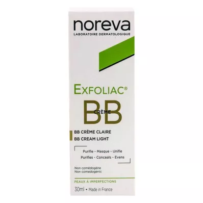 NOREVA Exfoliac getönte BB-Creme hell, 30 ml