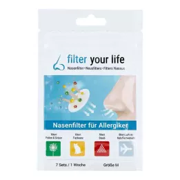 Filter Your Life Nasenfilter für Allergiker Größe m (7x2 stk)